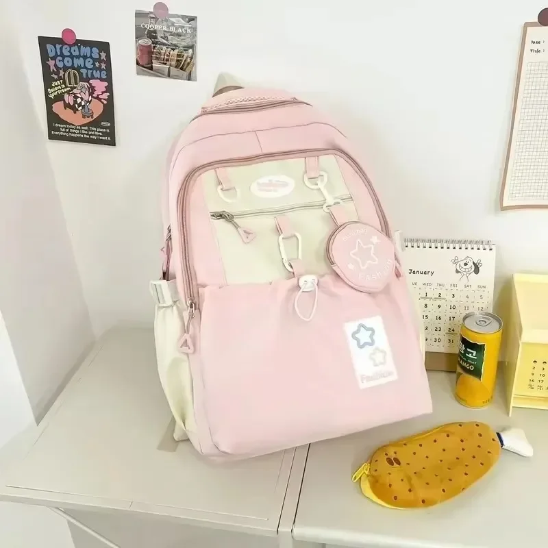 Cute Girl High Beauty Backpack 2025 New High School and Middle School Students Large Capacity Backpack Mochilas Escolares
Cute Girl High Beauty Backpack 2025 New High School and Middle School Students Large Capacity Backpack Mochilas Escolares