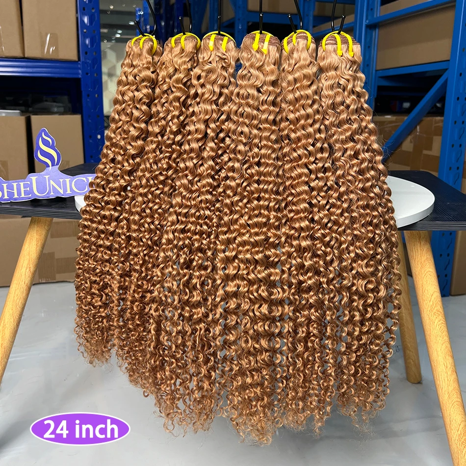 #30 Color Deep Curly Human Hair Bundles Double Weft 100% Vietnamese Virgin Hair Weaving Extensions 100grams 1/2/3/4 Bundle Deal
#30 Color Deep Curly Human Hair Bundles Double Weft 100% Vietnamese Virgin Hair Weaving Extensions 100grams 1/2/3/4 Bundle Deal