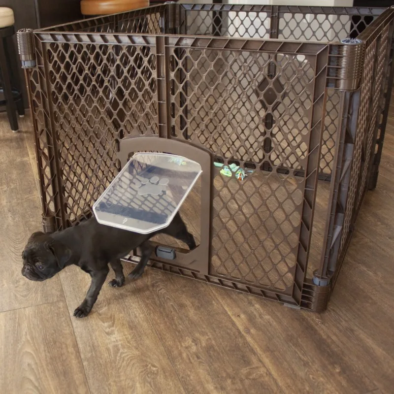 North States Petyard Passage 4 Panel Plastic Dog Playpen, Indoor Outdoor, Brown
North States Petyard Passage 4 Panel Plastic Dog Playpen, Indoor Outdoor, Brown
