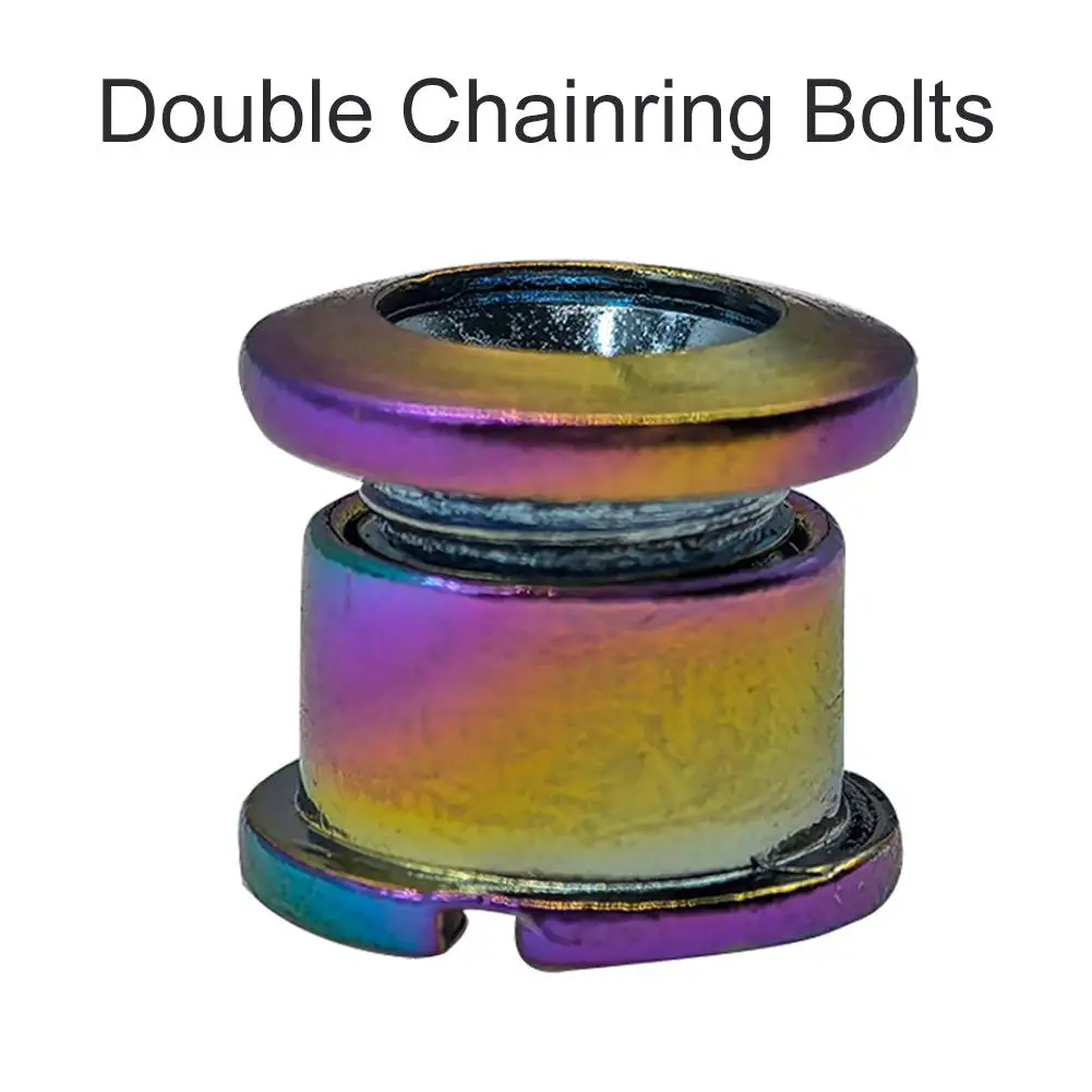 Colorful Bike Double Chainring Bolts (4PCS/5PCS) - 10B21 Steel 7mm Chainwheel Screws For Bicycle Outer/Middle Chainrings
Colorful Bike Double Chainring Bolts (4PCS/5PCS) - 10B21 Steel 7mm Chainwheel Screws For Bicycle Outer/Middle Chainrings