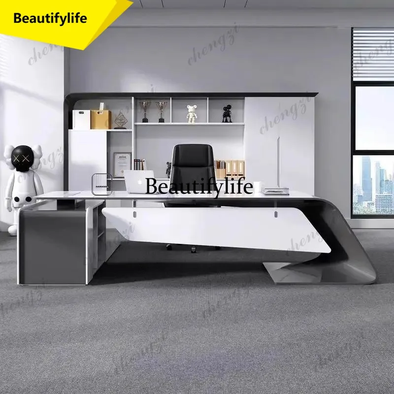 X188 Fashion baked paint boss desk With side cabinet modern office table bureaux de travail l shaped desk schreibtisch furniture
X188 Fashion baked paint boss desk With side cabinet modern office table bureaux de travail l shaped desk schreibtisch furniture