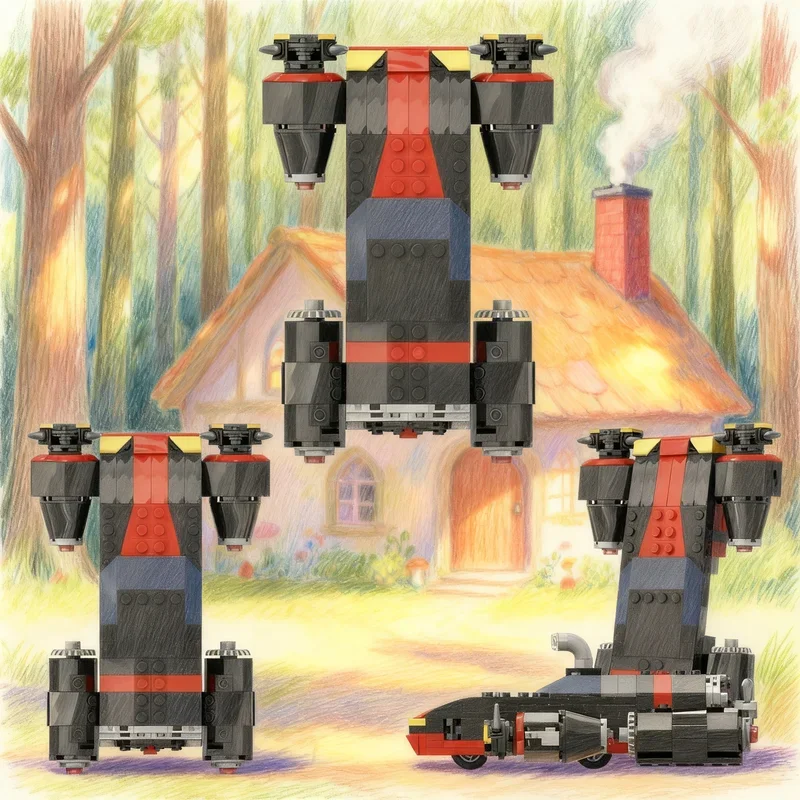 285pcs MOC Transforming Madmobile Model Building Blocks Architecture DIY Creative Idea Festival Gifts Education Brick Toy
285pcs MOC Transforming Madmobile Model Building Blocks Architecture DIY Creative Idea Festival Gifts Education Brick Toy