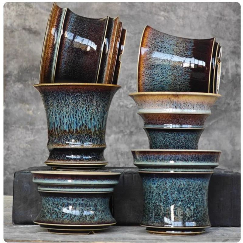 Glaze Porcelain Flowerpot Vase Bonsai Plant,Root Crops Pot,Pachypodium Agave Cactuses Plant Pot
Glaze Porcelain Flowerpot Vase Bonsai Plant,Root Crops Pot,Pachypodium Agave Cactuses Plant Pot