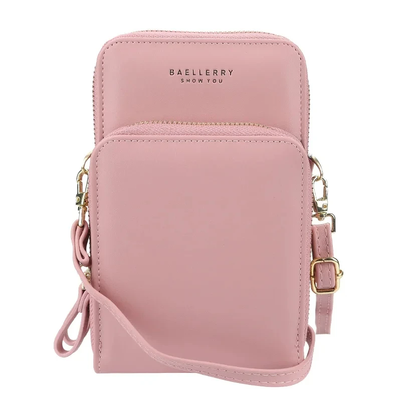Fashion Mini Zipper Phone Pocket Purses And Handbags For Women Top Quality Solid Leather Crossbody Bag Coin Card Holders Wallet
Fashion Mini Zipper Phone Pocket Purses And Handbags For Women Top Quality Solid Leather Crossbody Bag Coin Card Holders Wallet
