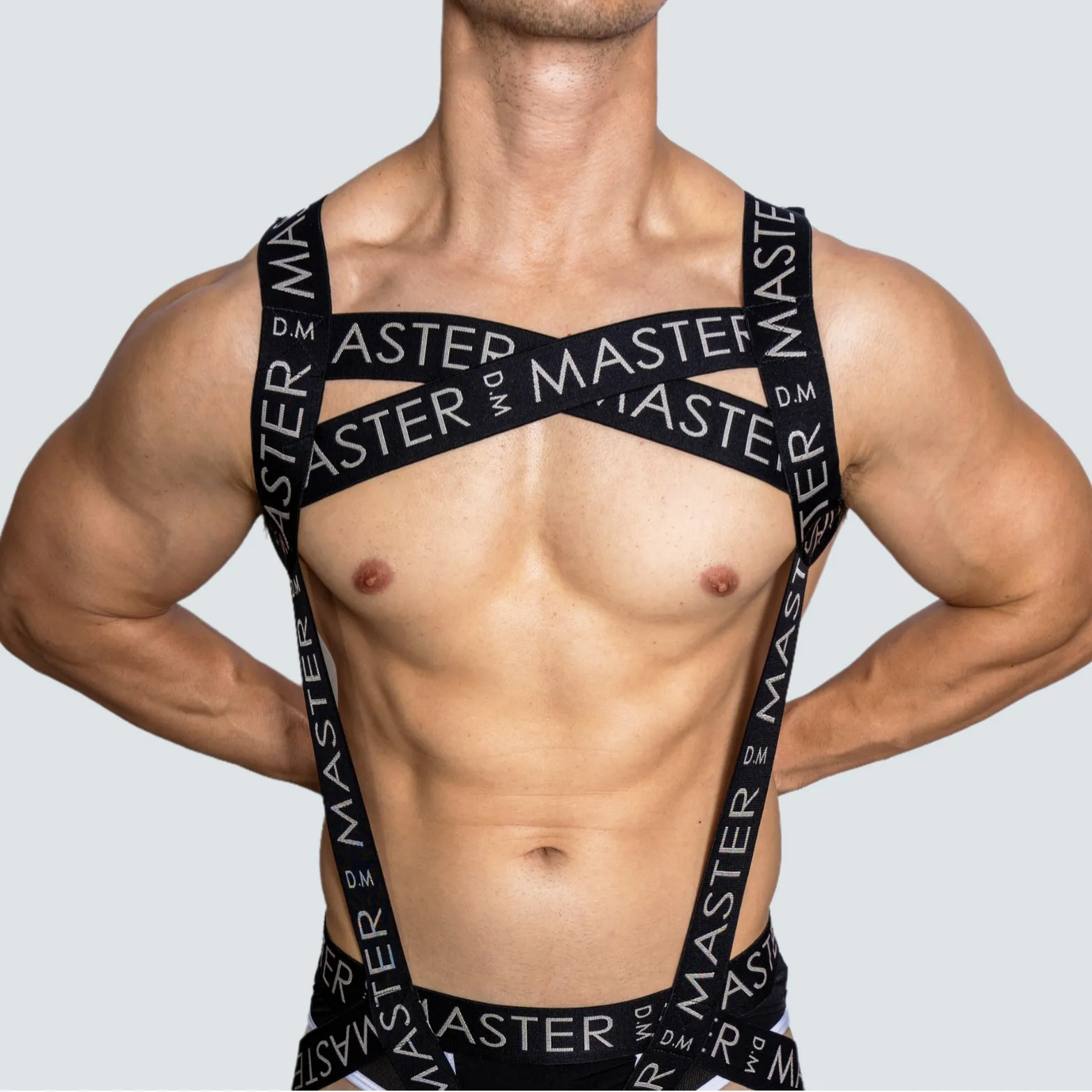 Designer Temptation Men's Thong Letter Print Hollow G-string Male Harness Chest Shoulder Straps Underwear for Party
Designer Temptation Men's Thong Letter Print Hollow G-string Male Harness Chest Shoulder Straps Underwear for Party