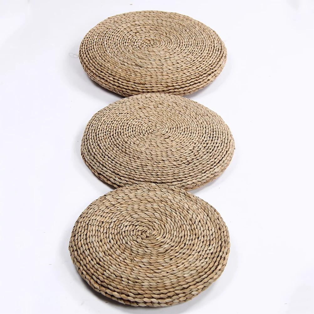Space Cotton Seat Cushion Mats Boho Floor Pillow Bedding Outdoor Seating Straw Weaving Hand Woven Yoga Meditating Worship Round 
Space Cotton Seat Cushion Mats Boho Floor Pillow Bedding Outdoor Seating Straw Weaving Hand Woven Yoga Meditating Worship Round