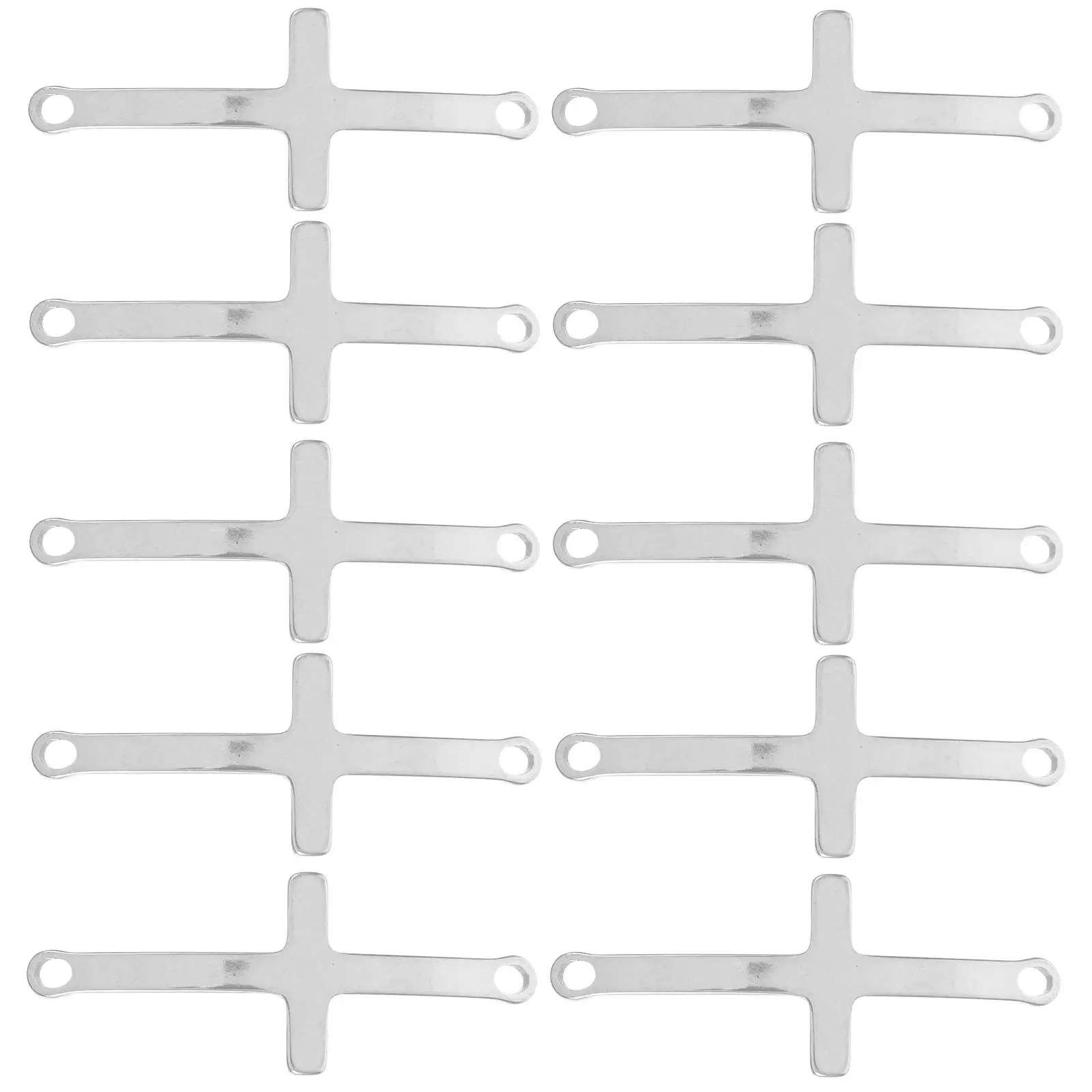 10pcs Cross Stainless Steel Jewelry Making Charms Silver DIY Bracelet Necklace Cross Stainless Steel Pendant Accessories Gifts 
10pcs Cross Stainless Steel Jewelry Making Charms Silver DIY Bracelet Necklace Cross Stainless Steel Pendant Accessories Gifts