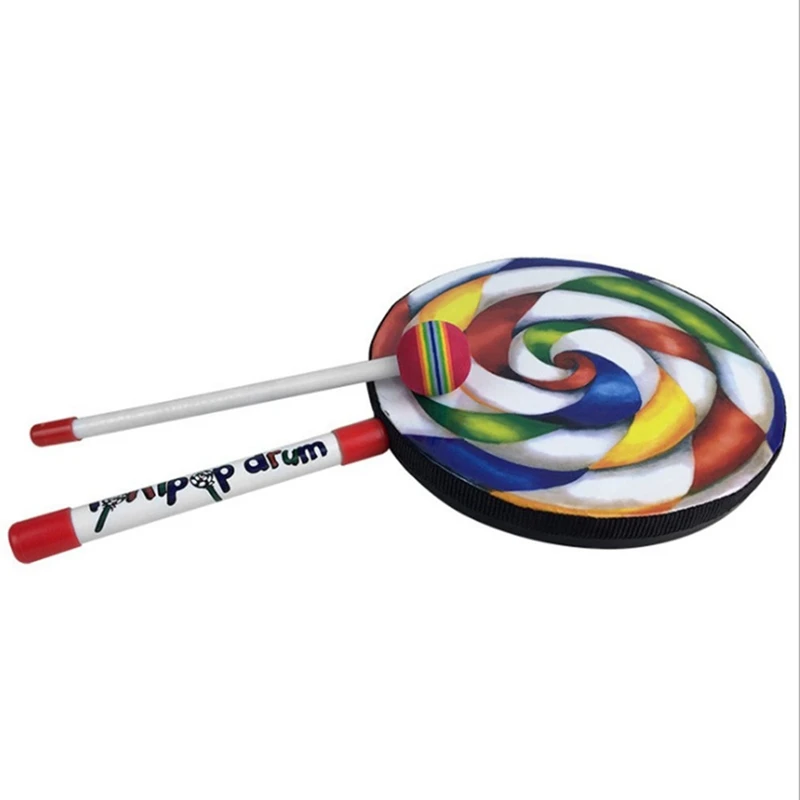 4X Lollipops Pattern Colorful Drum Percussion Instrument For Children Kindergarten Musical Education Early Education
4X Lollipops Pattern Colorful Drum Percussion Instrument For Children Kindergarten Musical Education Early Education