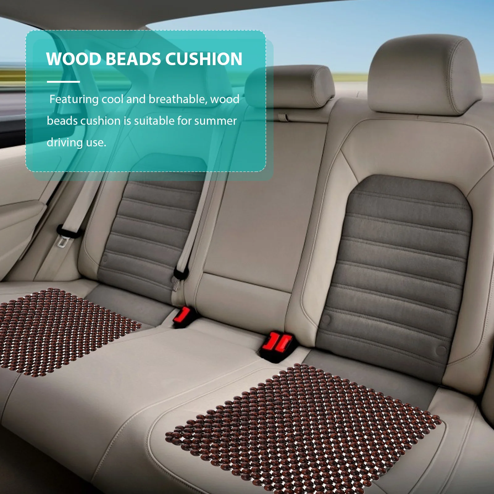 1Pcs Car Seat Cushion Breathable Wood Beads Summer Cooling Pad Comfortable Wooden Beaded Seat Cover for Driving Fatigue Relief
1Pcs Car Seat Cushion Breathable Wood Beads Summer Cooling Pad Comfortable Wooden Beaded Seat Cover for Driving Fatigue Relief