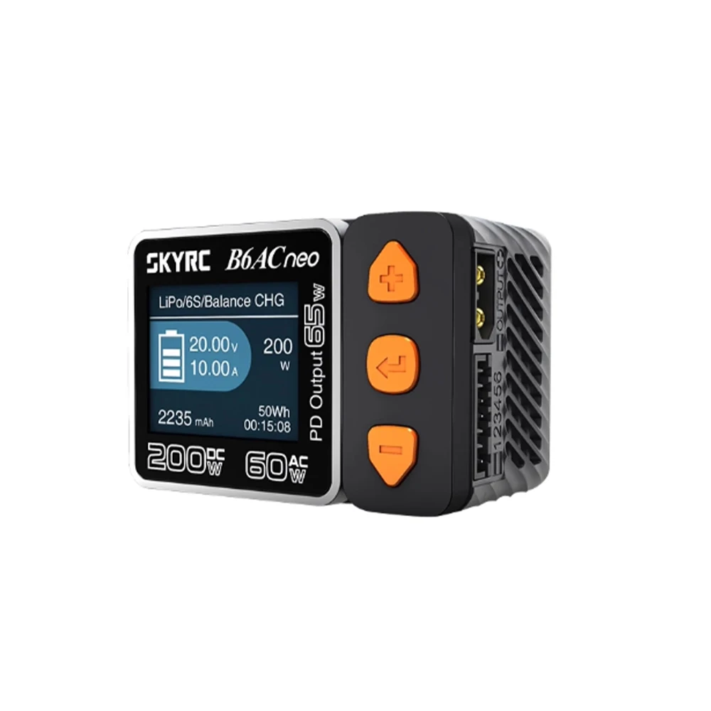 NEW SKYRC B6ACneo Smart Charger 1-6S LiPo LiHV Battery Balance Charger Discharger B6AC Neo AC/DC Car Boat Airplane Drone
NEW SKYRC B6ACneo Smart Charger 1-6S LiPo LiHV Battery Balance Charger Discharger B6AC Neo AC/DC Car Boat Airplane Drone