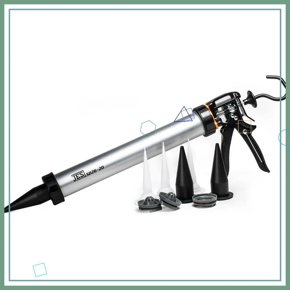 20 oz. 26:1 High Thrust Sausage and Bulk Caulk Gun for Smooth Application
20 oz. 26:1 High Thrust Sausage and Bulk Caulk Gun for Smooth Application