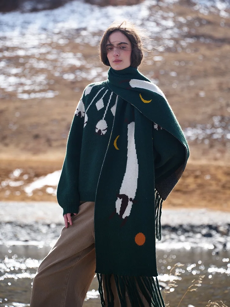 Мягкий женский пуловер из смесовой ангорской шерсти ItoIroI с текстурой «кунжутные точки», приятный к телу трикотаж
Мягкий женский пуловер из смесовой ангорской шерсти ItoIroI с текстурой «кунжутные точки», приятный к телу трикотаж