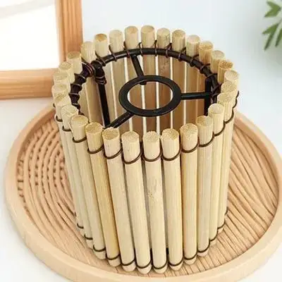 Bamboo Lampshade Handwoven Mini Pendant Light Shades Softening Eyes Comfortable Durable Bedroom Decor Rattan Small Unique Lamp
Bamboo Lampshade Handwoven Mini Pendant Light Shades Softening Eyes Comfortable Durable Bedroom Decor Rattan Small Unique Lamp