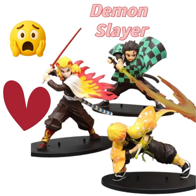 Demon Slayer: Kimetsu no Yaiba - Rengoku Kyojuro (Flame Hashira), Zenitsu, and Tanjiro Battle Anime Figures & Models - Gift"
Demon Slayer: Kimetsu no Yaiba - Rengoku Kyojuro (Flame Hashira), Zenitsu, and Tanjiro Battle Anime Figures & Models - Gift"