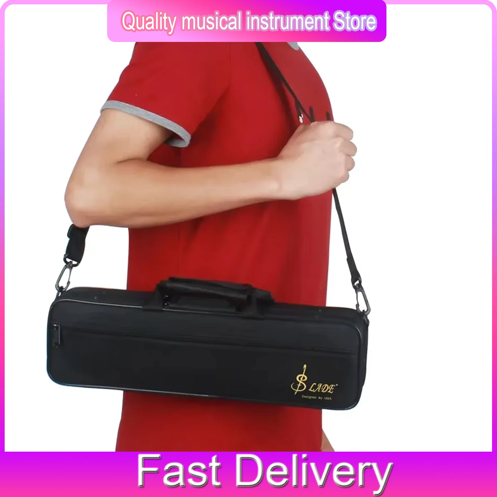 SLADE Flute Cloth Box Black Oxford Cloth Waterproof Flute Box Storage Portable Detachable Shoulder Strap Flute Bag Box Parts
SLADE Flute Cloth Box Black Oxford Cloth Waterproof Flute Box Storage Portable Detachable Shoulder Strap Flute Bag Box Parts