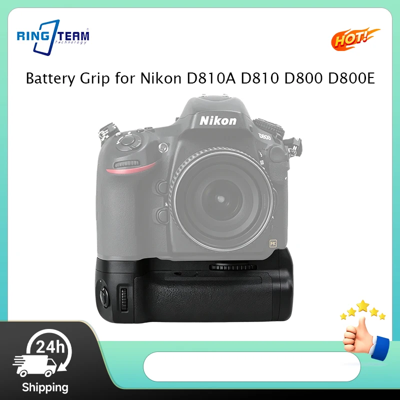 MB-D12 Vertical Battery Grip for Nikon D810A D810 D800 D800E Work with EN-EL15 EN-EL18 & AA Battery for Professional Photography
MB-D12 Vertical Battery Grip for Nikon D810A D810 D800 D800E Work with EN-EL15 EN-EL18 & AA Battery for Professional Photography