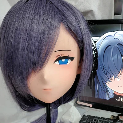 (GLb065)Customize Character Female Girl Resin Half Head Crossdress Cosplay Japanese Anime Role Kigurumi Mask With Eyes And Wig
(GLb065)Customize Character Female Girl Resin Half Head Crossdress Cosplay Japanese Anime Role Kigurumi Mask With Eyes And Wig
