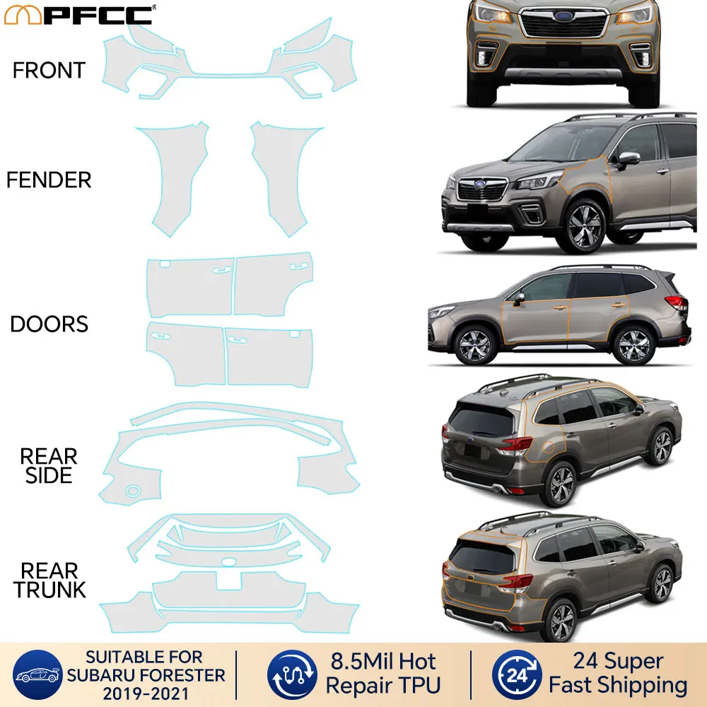 For Subaru Forester 2019 2020 2021 Full Car Paint Protection Film PPF Kit Custom Pre-Cut TPU Clear Bra Anti-Scratch Sticker
For Subaru Forester 2019 2020 2021 Full Car Paint Protection Film PPF Kit Custom Pre-Cut TPU Clear Bra Anti-Scratch Sticker 