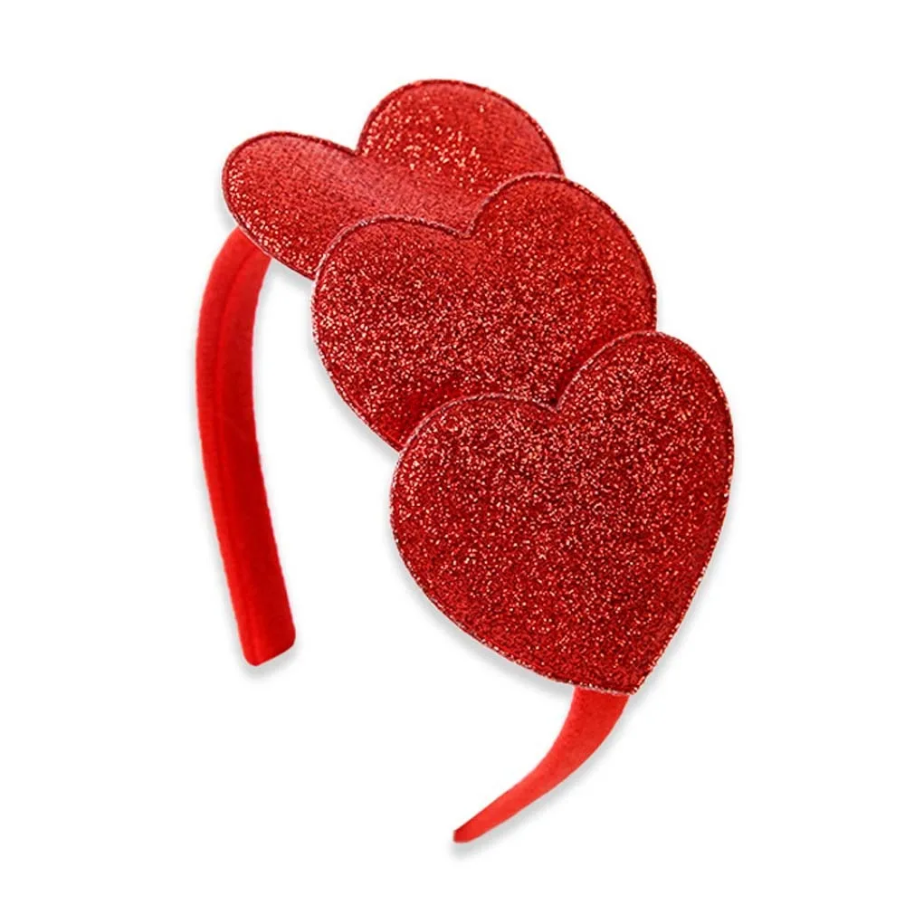 Funny Felt Valentine's Day Hair Hoop Sequins Sweet Red Heart Headband Plastic Red Shining Heart Hairband Children
Funny Felt Valentine's Day Hair Hoop Sequins Sweet Red Heart Headband Plastic Red Shining Heart Hairband Children