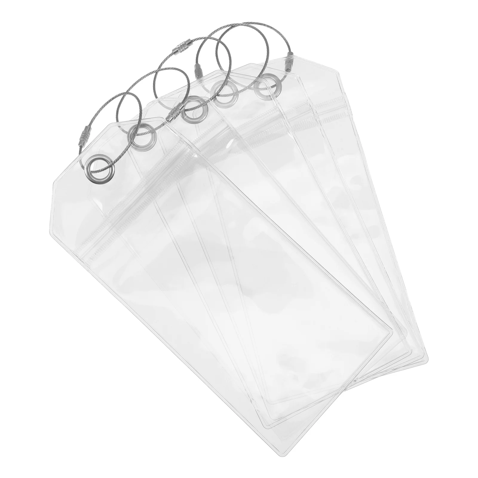 5Pcs Waterproof Luggage Tags Clear PVC Id Badge Holder for Key Cards Business Id Protection Badge Holder 
5Pcs Waterproof Luggage Tags Clear PVC Id Badge Holder for Key Cards Business Id Protection Badge Holder
