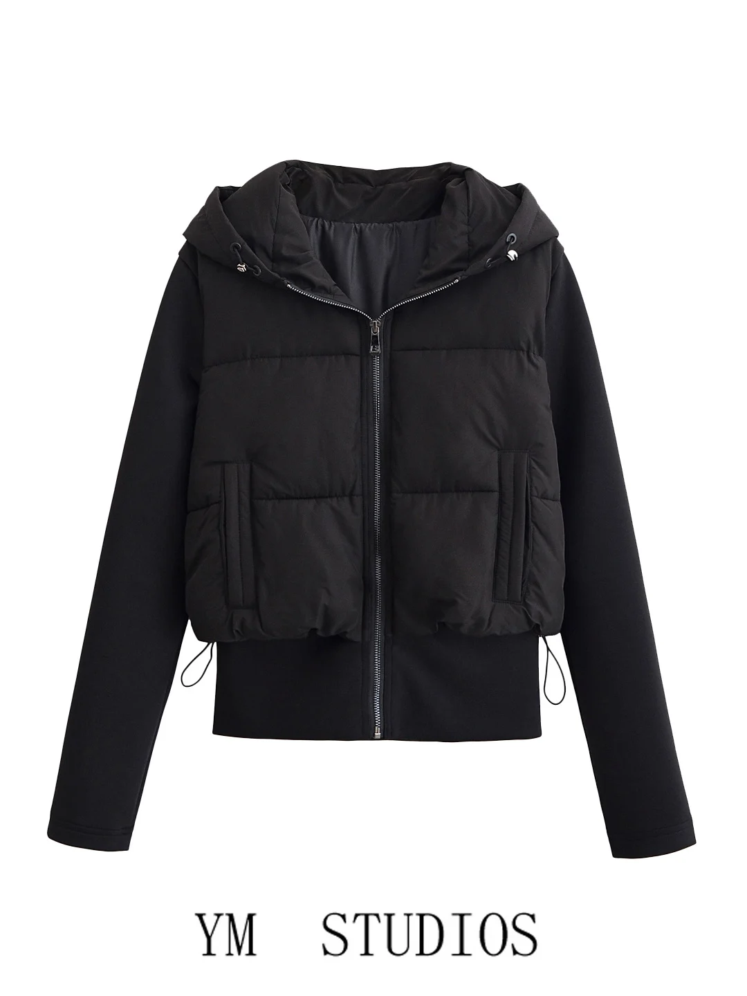 Women's Cotton Jaet Hooded Waist-Cinching ort Bla Zipper Lightweight Small Cotton Coat Outerwear Winter Commute Sle
Women's Cotton Jaet Hooded Waist-Cinching ort Bla Zipper Lightweight Small Cotton Coat Outerwear Winter Commute Sle