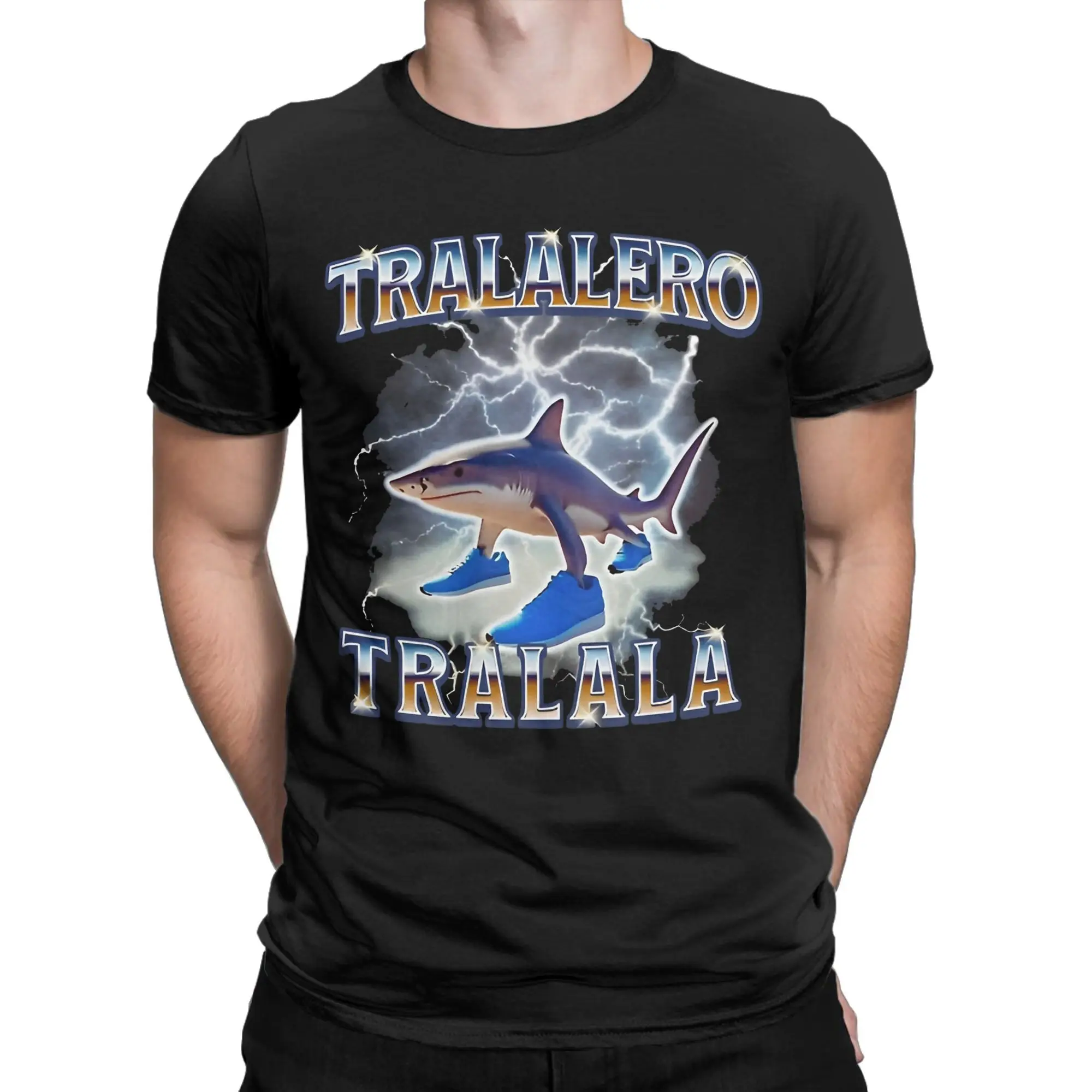 Men Women Printed Tralalero Tralala Funny Meme Shark T Shirt Tee Pure Cotton T-shirts Clothing
Men Women Printed Tralalero Tralala Funny Meme Shark T Shirt Tee Pure Cotton T-shirts Clothing