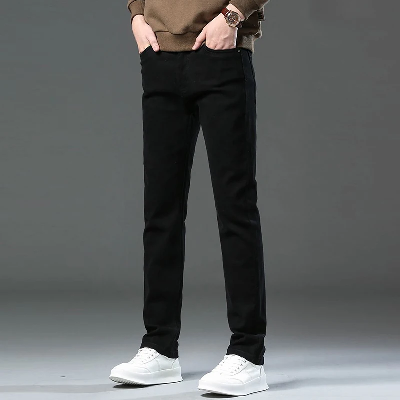 Новинка 2023 года, мужские умные повседневные джинсы со средней посадкой, мужские свободные прямые эластичные джинсовые брюки, элитные модные глиняно-желтые брюки
Новинка 2023 года, мужские умные повседневные джинсы со средней посадкой, мужские свободные прямые эластичные джинсовые брюки, элитные модные глиняно-желтые брюки