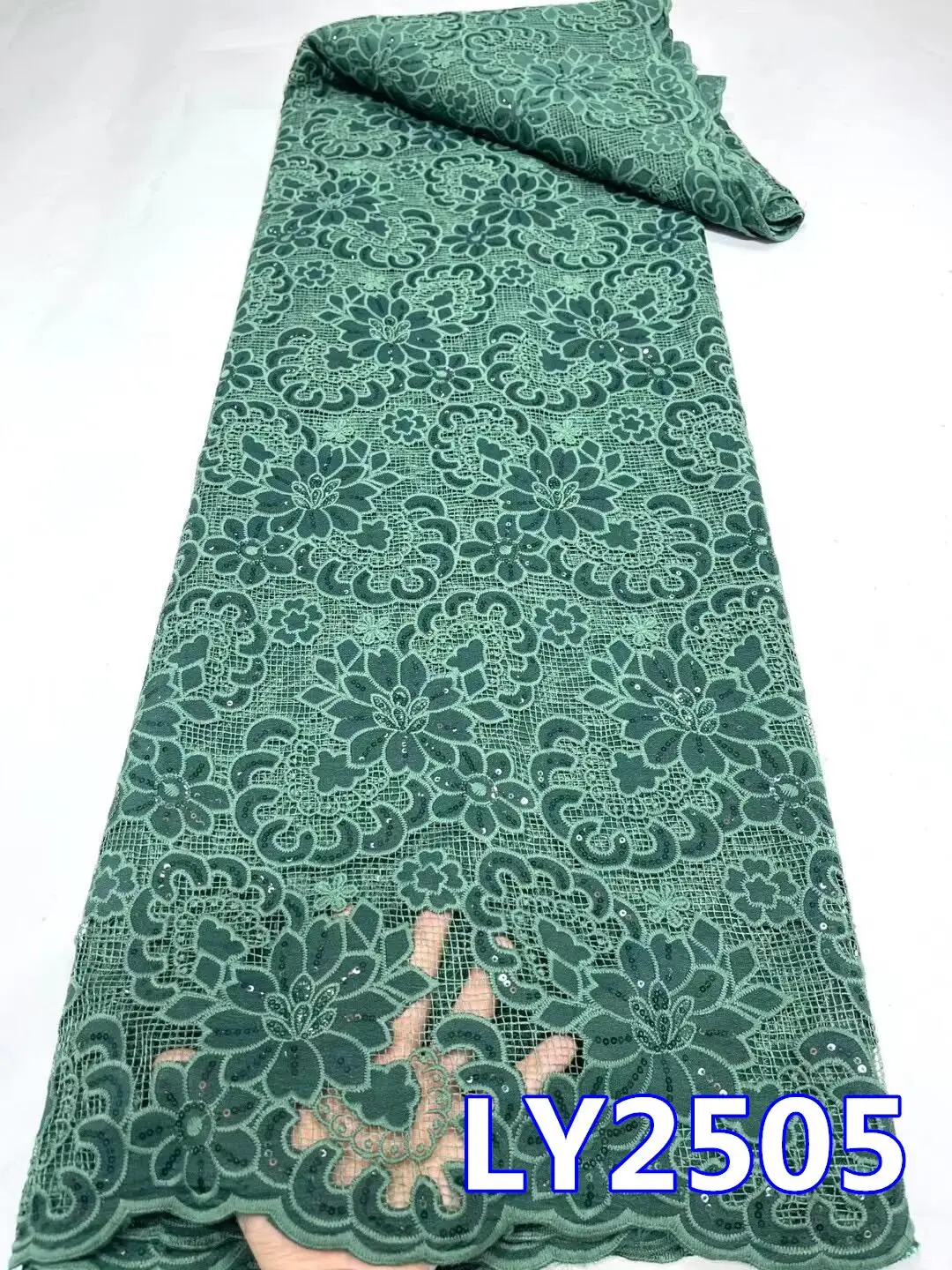 High Quality African Nigerian Tulle Lace Fabric For Sewing Swiss Wedding Embroidery Dress Cotton Party Guipure Material LY2505
High Quality African Nigerian Tulle Lace Fabric For Sewing Swiss Wedding Embroidery Dress Cotton Party Guipure Material LY2505