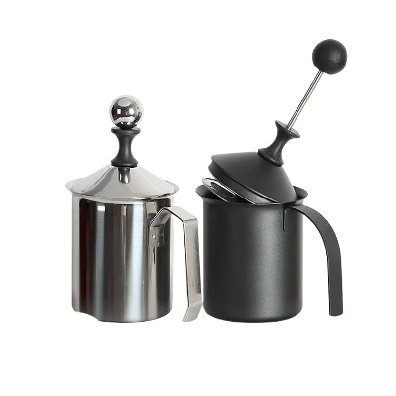 Milk Frothers Stainless Double Mesh Milk Creamer Milk Foam For Coffee Milk Egg Beater Kitchen Tool Coffee Mixer Frother 400ML
Milk Frothers Stainless Double Mesh Milk Creamer Milk Foam For Coffee Milk Egg Beater Kitchen Tool Coffee Mixer Frother 400ML