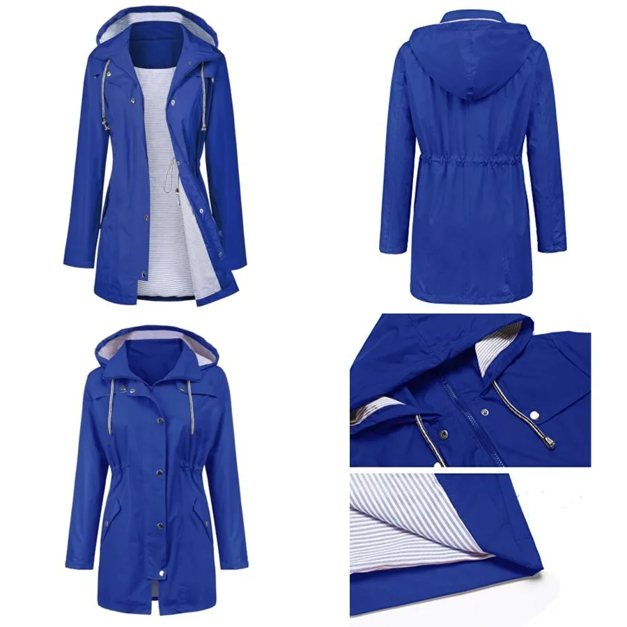 LOMON Raincoat Women Waterproof Long Hooded Trench Coats Lined Windbreaker Travel Jacket S-XXL
LOMON Raincoat Women Waterproof Long Hooded Trench Coats Lined Windbreaker Travel Jacket S-XXL