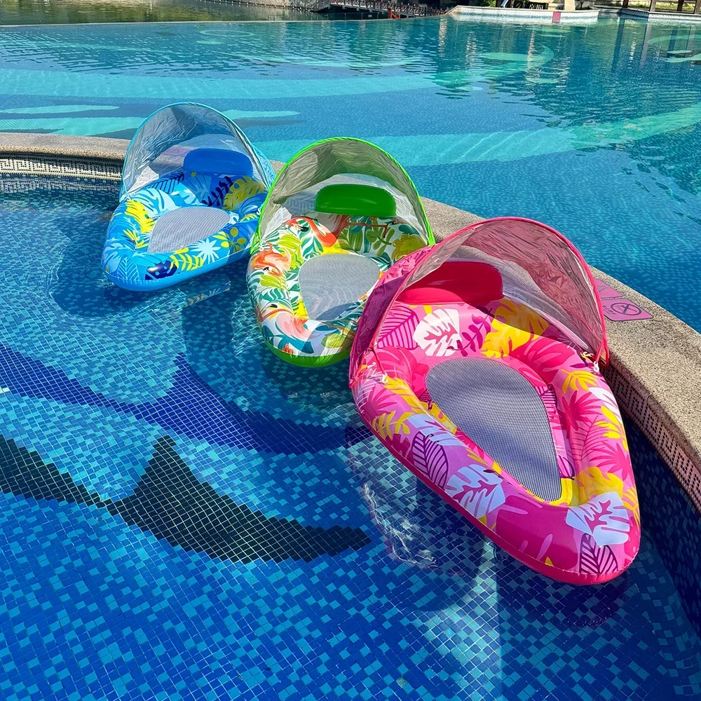 1pc Inflatable Water Seat Leaf Float With Sunshade For Adults Summer Pool Party Swimming
1pc Inflatable Water Seat Leaf Float With Sunshade For Adults Summer Pool Party Swimming