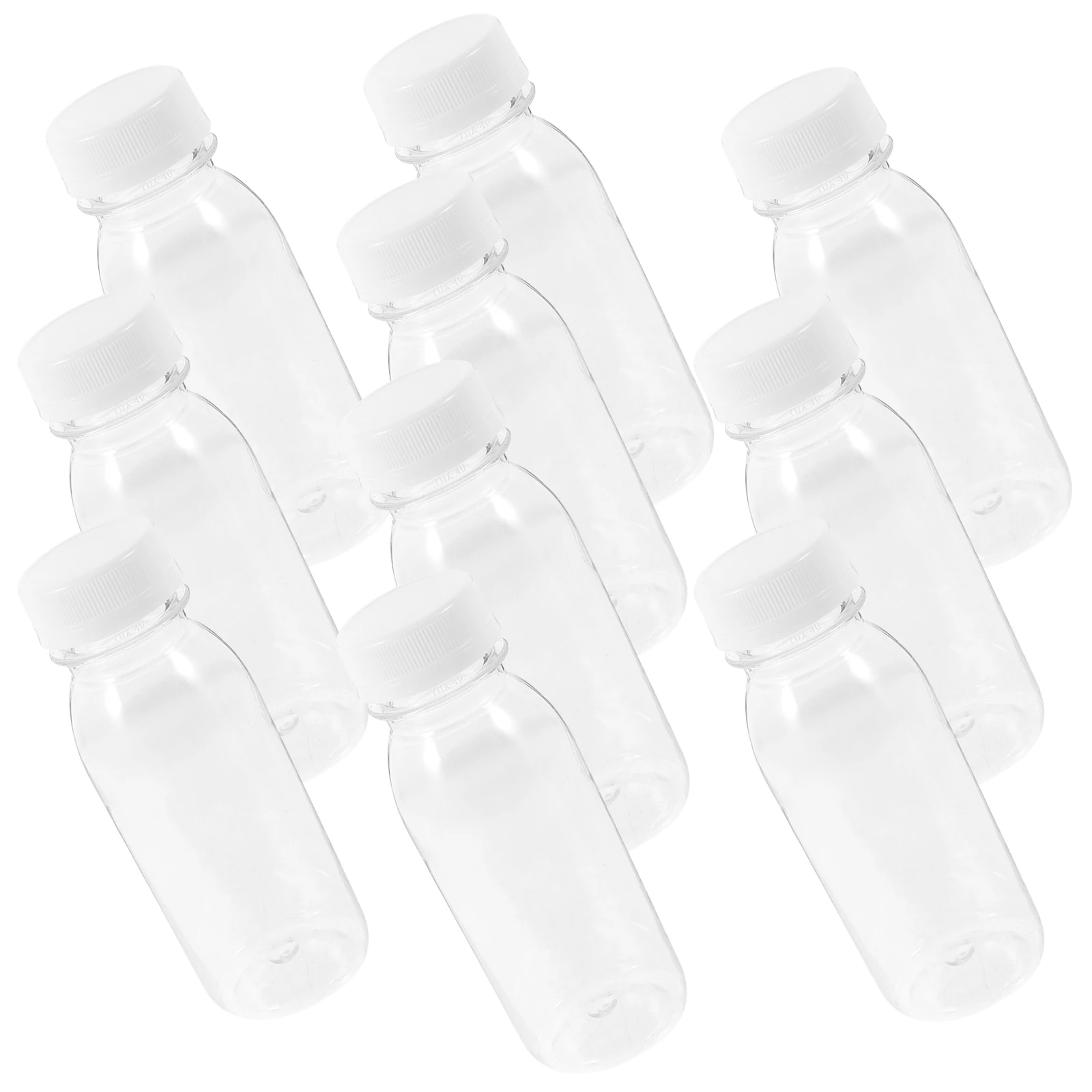10pcs Transparent Beverage Containers Durable Reusable Milk Transparent Milk Bottles Bottles Juicer Sub Bottle
10pcs Transparent Beverage Containers Durable Reusable Milk Transparent Milk Bottles Bottles Juicer Sub Bottle