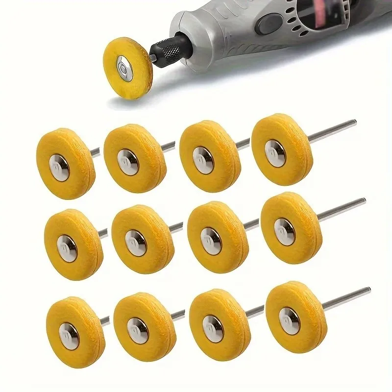 66Pcs 3mm Yellow Polishing Cloth Wheel, Wear-resistant No Lint, for Jewelry Watch Metal Polishing, Rotary Tool Accessory
66Pcs 3mm Yellow Polishing Cloth Wheel, Wear-resistant No Lint, for Jewelry Watch Metal Polishing, Rotary Tool Accessory