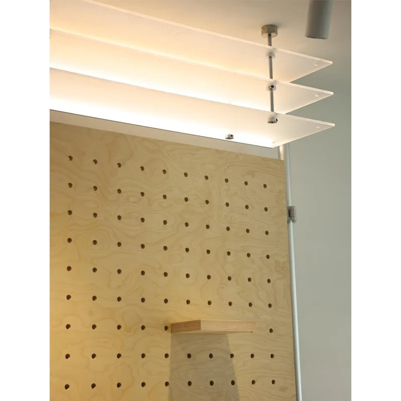 Storage cabinet with hole board, indomitable storage rack, acrylic luminous rack, birch cabinet integrated
Storage cabinet with hole board, indomitable storage rack, acrylic luminous rack, birch cabinet integrated