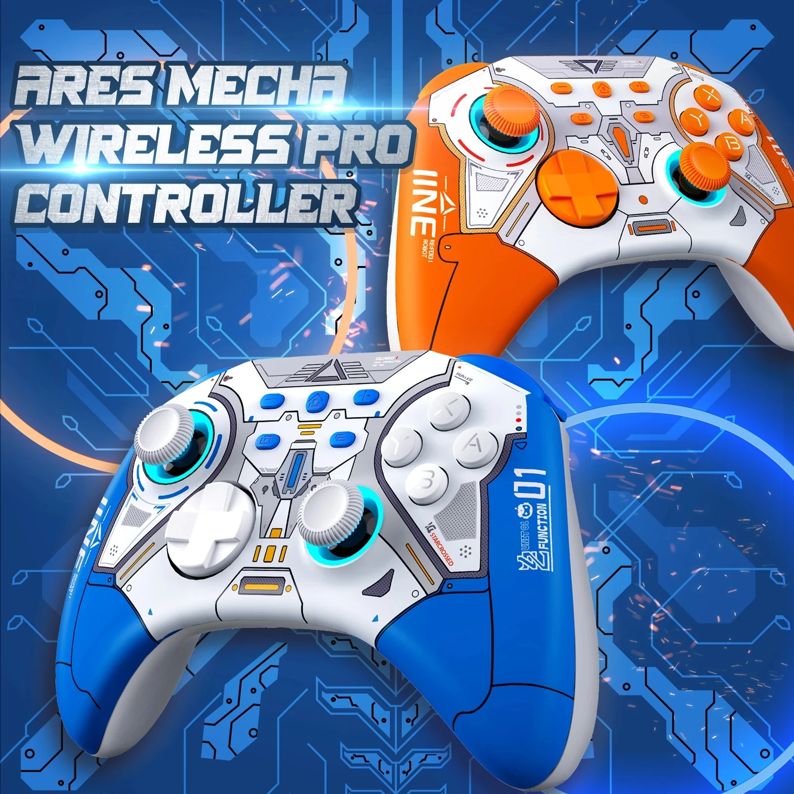 Беспроводной контроллер IINE Ares Mecha с разъемом для гарнитуры RGB светильник, совместимый с переключателем, паром, ПК
Беспроводной контроллер IINE Ares Mecha с разъемом для гарнитуры RGB светильник, совместимый с переключателем, паром, ПК