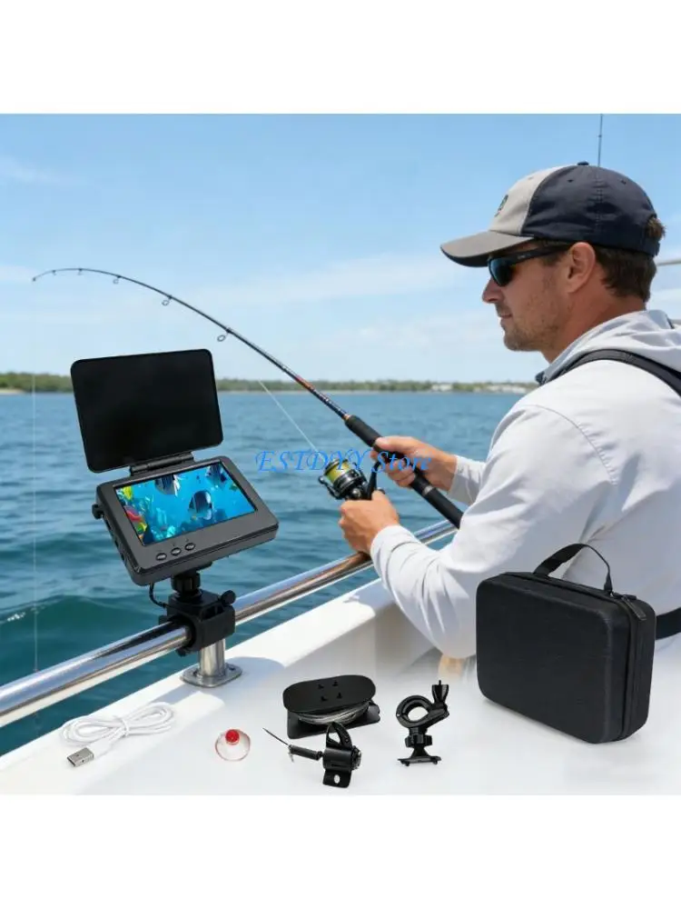 G6DE Rechargeable Fishing Observation Device With 5000mAh power Supply And 8 Lighting entities For Deep And Murky Water View
G6DE Rechargeable Fishing Observation Device With 5000mAh power Supply And 8 Lighting entities For Deep And Murky Water View