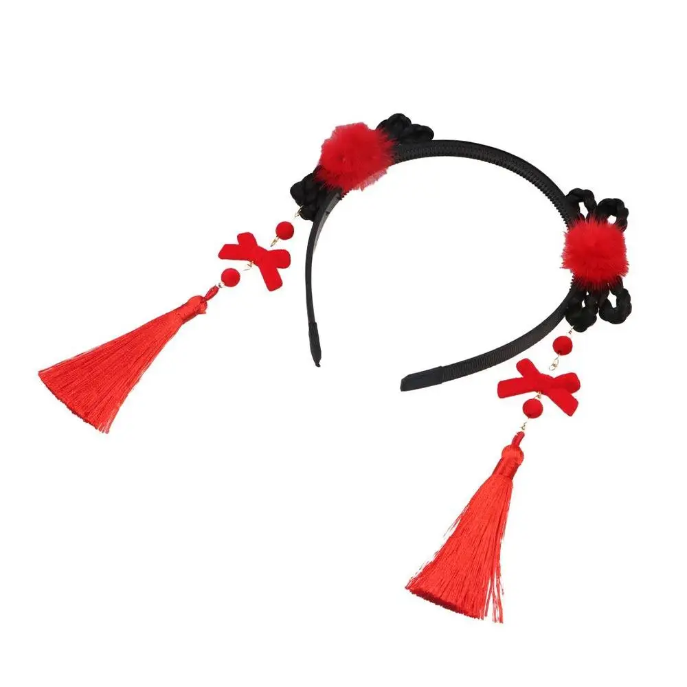 Elastic Cute Flower Pearl Bow Pigtail Wig Tassel Hanfu Hair Hoop New Year Headress Chinese Style Hair Band Children's Headband
Elastic Cute Flower Pearl Bow Pigtail Wig Tassel Hanfu Hair Hoop New Year Headress Chinese Style Hair Band Children's Headband