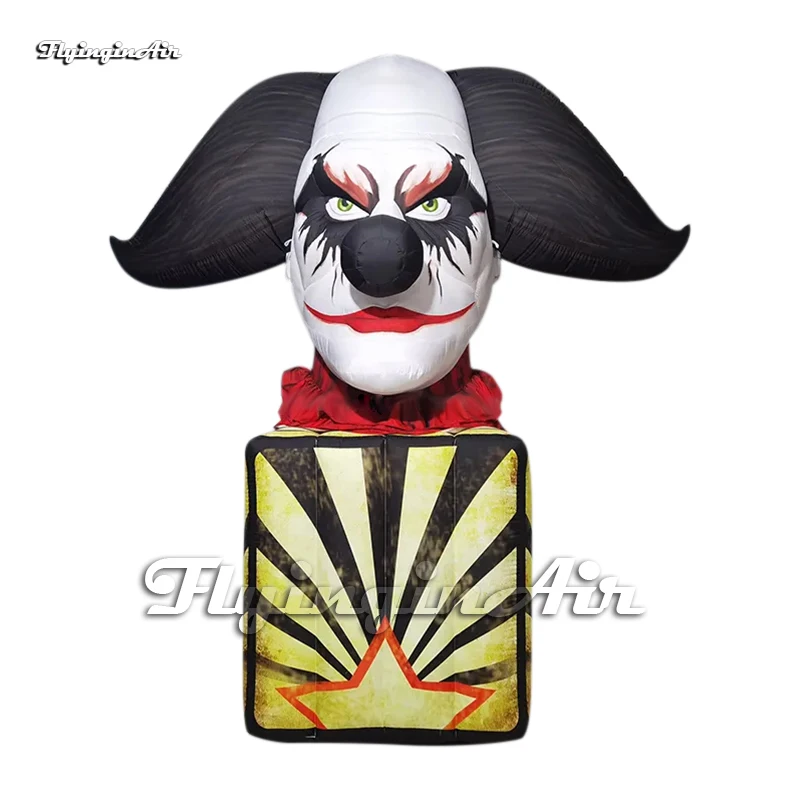 Funny Large Inflatable Replica Clown Model Airblown Joker Head With Stone Terrace For Halloween Carnival Decoration
Funny Large Inflatable Replica Clown Model Airblown Joker Head With Stone Terrace For Halloween Carnival Decoration