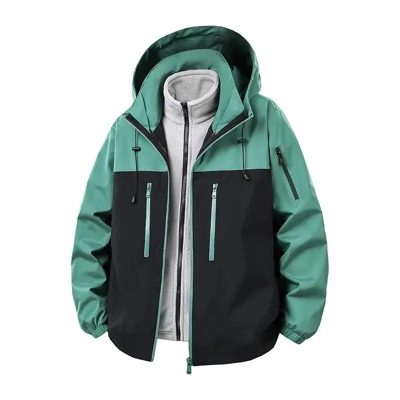 New Windproof Waterproof Outdoor Windbreaker For Autumn And Winter 2025 A Three In One Mountaineering Suit
New Windproof Waterproof Outdoor Windbreaker For Autumn And Winter 2025 A Three In One Mountaineering Suit