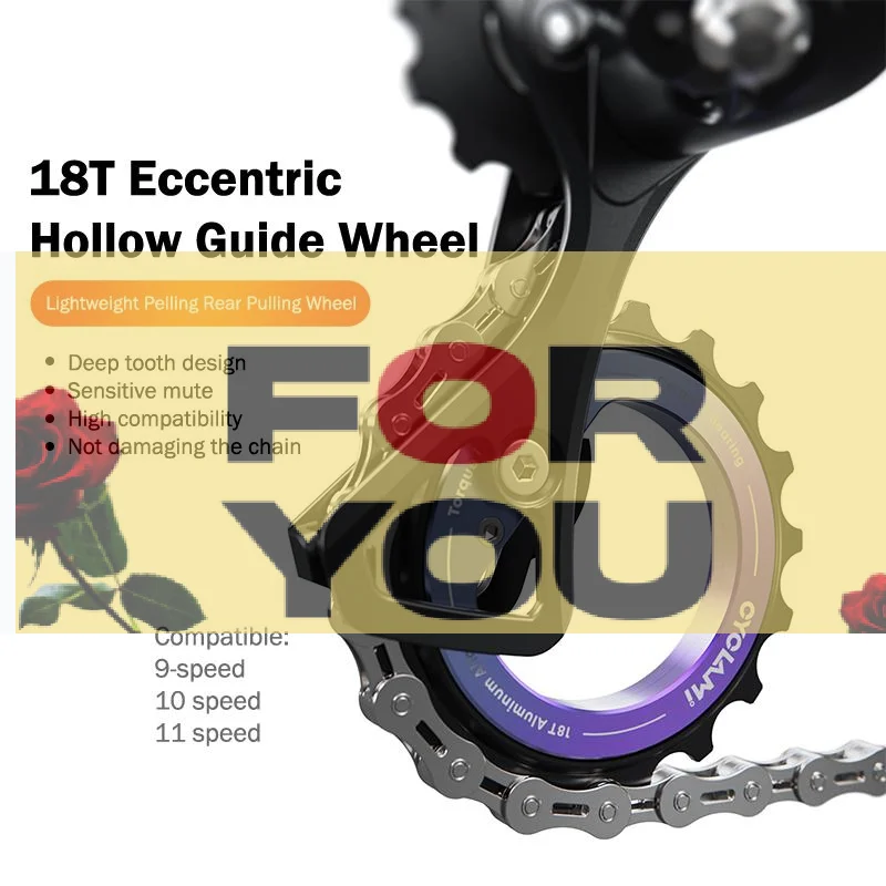 【OD】Bicycle Rear Derailleur Hollow Eccentric Pulley Wheel 18T Bearing Kit
【OD】Bicycle Rear Derailleur Hollow Eccentric Pulley Wheel 18T Bearing Kit