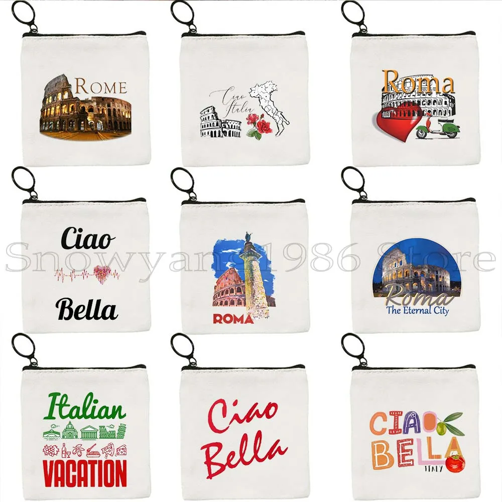 Ciao Bella Saying Italy Flag Rome Colosseum Firenze Florence Italian Gifts Canvas Key Coin Purse Case Lipstick Bag Wallet Pouch
Ciao Bella Saying Italy Flag Rome Colosseum Firenze Florence Italian Gifts Canvas Key Coin Purse Case Lipstick Bag Wallet Pouch