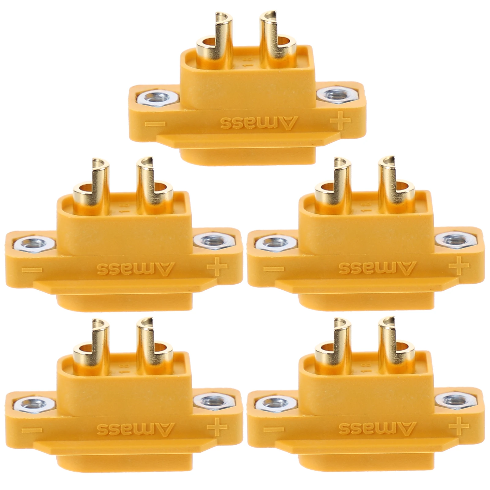 5PCS XT60EI Yellow Male Connectors .5mm Gold Plated Fixed Nuts Power Plugs Model Aircraft Parts Connectors Male Female
5PCS XT60EI Yellow Male Connectors .5mm Gold Plated Fixed Nuts Power Plugs Model Aircraft Parts Connectors Male Female