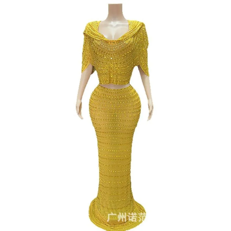 Сексуальная толстовка с глубоким вырезом для тяжелой промышленности, платье со стразами, певица, сценическая одежда, модная одежда для вечеринок, наряды для выступлений
Сексуальная толстовка с глубоким вырезом для тяжелой промышленности, платье со стразами, певица, сценическая одежда, модная одежда для вечеринок, наряды для выступлений