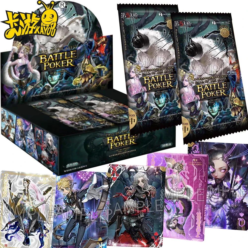 Genuine Kayou Identity V Collection Cards Family Leisure Fun and Entertainment Board Toys Game Poker Cards Kids Hobbies Gifts 
Genuine Kayou Identity V Collection Cards Family Leisure Fun and Entertainment Board Toys Game Poker Cards Kids Hobbies Gifts