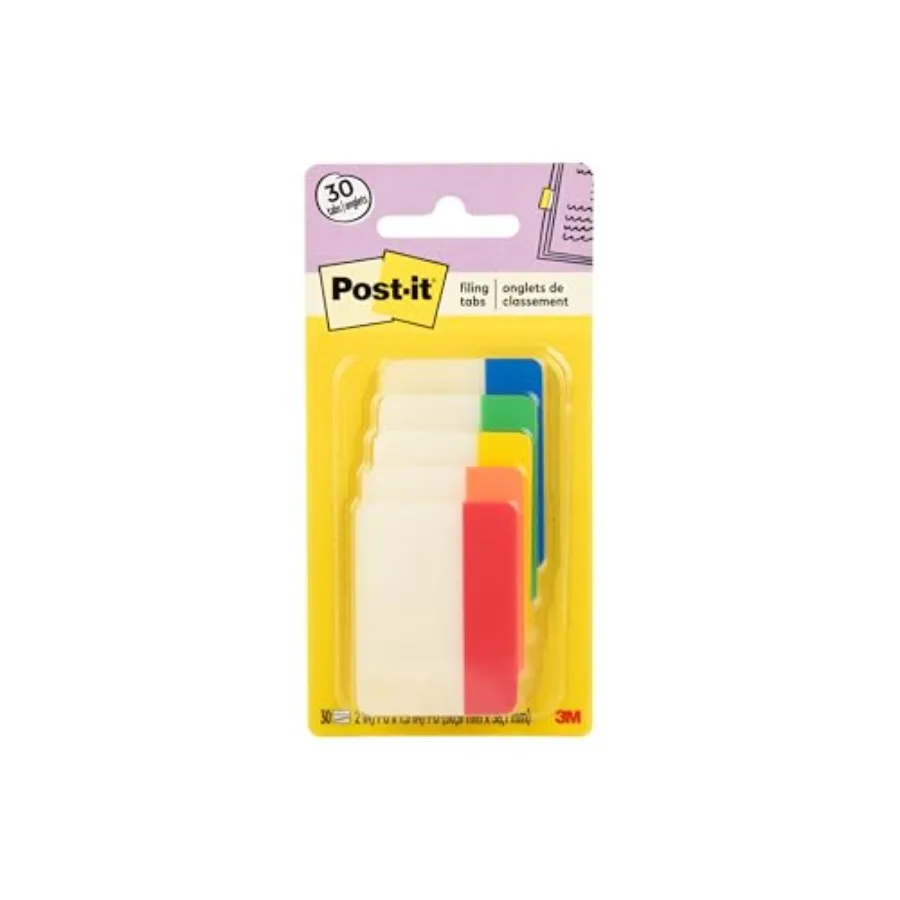 Sticky Tabs, 2 in. x 1.5 in., 5 Pads of Book Tabs in Assorted Colors for Bookmarking, Annotating, Reading, and Reminders, Yello
Sticky Tabs, 2 in. x 1.5 in., 5 Pads of Book Tabs in Assorted Colors for Bookmarking, Annotating, Reading, and Reminders, Yello