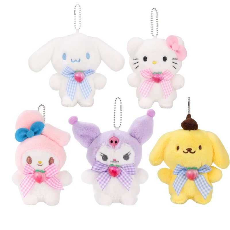 5Pcs/Set Sanrio Plush Toy Cartoon Anime Hello Kitty Kuromi My Melody Cinnamoroll Pompom Purin Cute Soft Stuffed Keychain Pendant
5Pcs/Set Sanrio Plush Toy Cartoon Anime Hello Kitty Kuromi My Melody Cinnamoroll Pompom Purin Cute Soft Stuffed Keychain Pendant