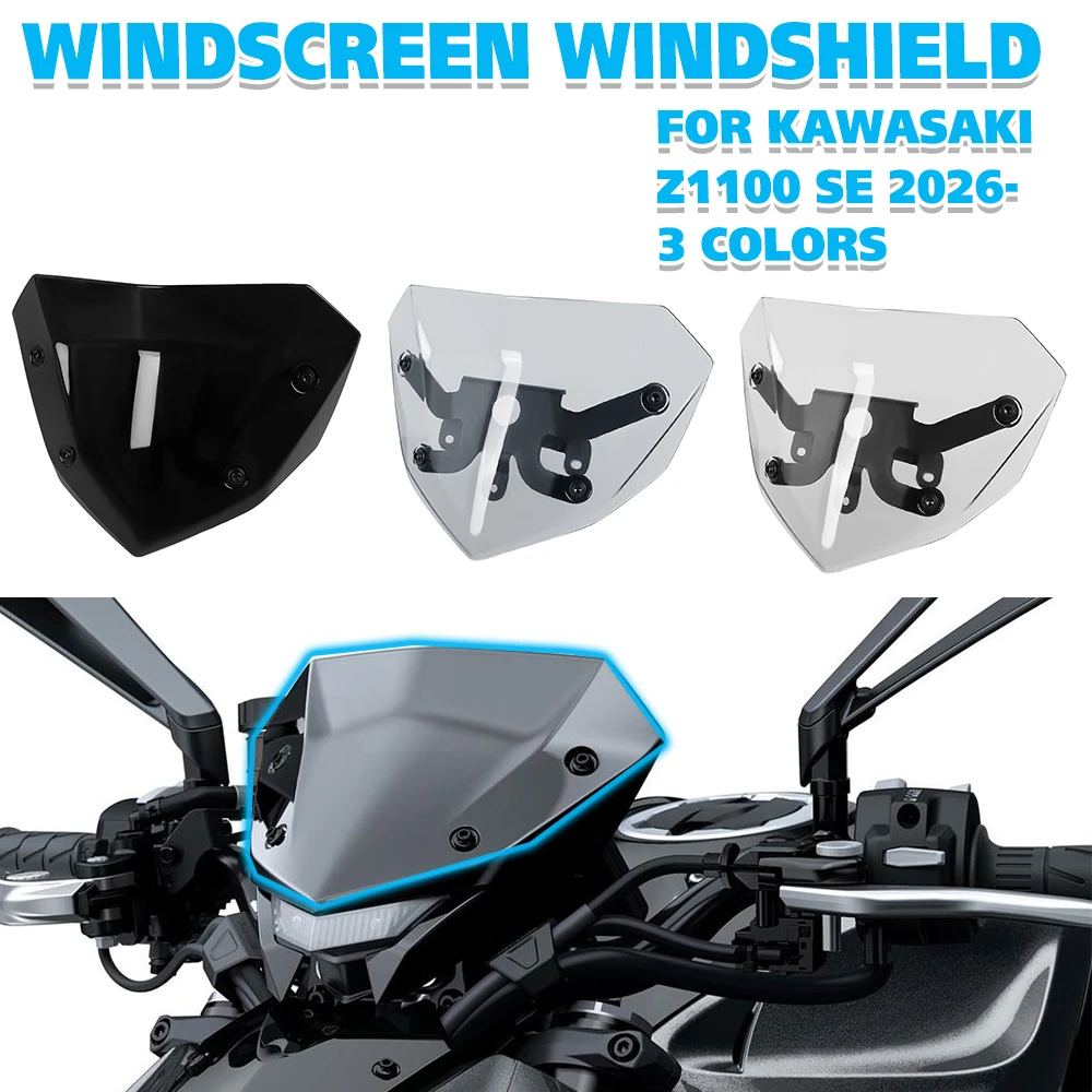 For KAWASAKI Z1100 SE Z 1100 2026- Motorcycle Windshield Visor Windscreen Cover Double Bubble Wind Screen Deflector Protector
For KAWASAKI Z1100 SE Z 1100 2026- Motorcycle Windshield Visor Windscreen Cover Double Bubble Wind Screen Deflector Protector