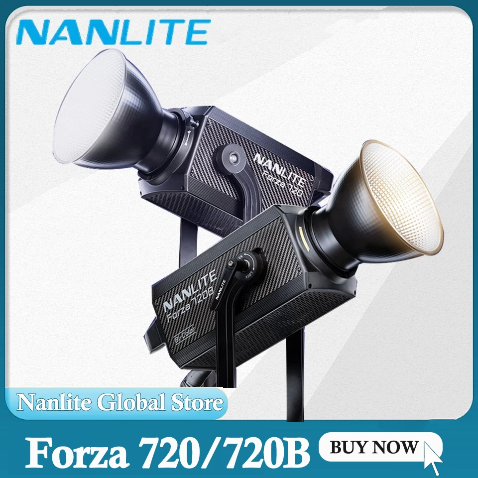 Nanlite Forza 720 Forza 720B COB Spotlight 720w Daylight/Bi-color Available Photography Fill Lighting for Filmmaking
Nanlite Forza 720 Forza 720B COB Spotlight 720w Daylight/Bi-color Available Photography Fill Lighting for Filmmaking