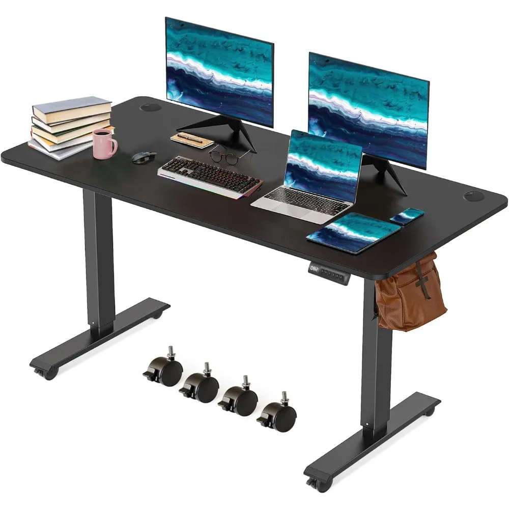 48 x 24 Inches Adjustable Height Sit Stand Up Desk for Home Office Computer Workstation Memory Preset with Wheels
48 x 24 Inches Adjustable Height Sit Stand Up Desk for Home Office Computer Workstation Memory Preset with Wheels
