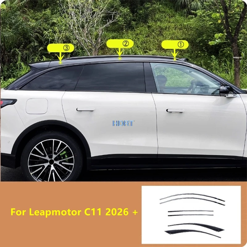 For Leapmotor C11 2026 + Car Style Door Window Side Glass Trim Body Kit Cover Protector Decoration Accessories Exterior Sticker
For Leapmotor C11 2026 + Car Style Door Window Side Glass Trim Body Kit Cover Protector Decoration Accessories Exterior Sticker